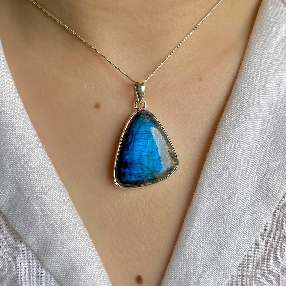 Labradorite Pendant-(LBD-P-23.)